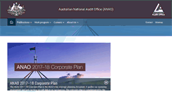 Desktop Screenshot of anao.gov.au